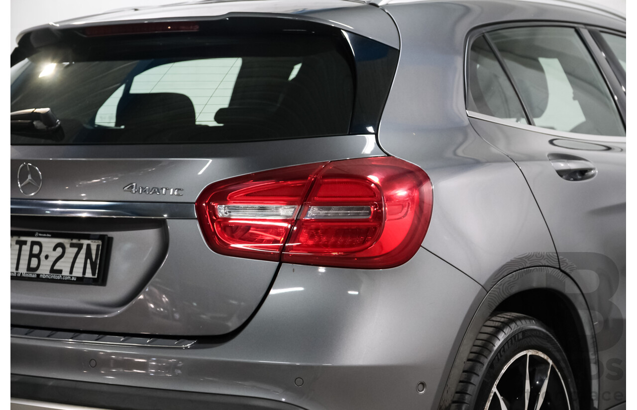 06/2014 Mercedes-Benz Gla 250 4MATIC AWD X156 4D Wagon Mountain Grey Metallic Turbo 2.0L