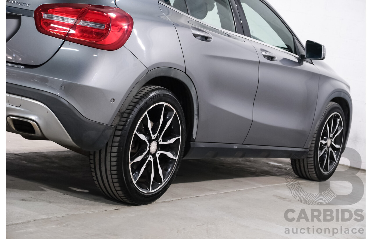 06/2014 Mercedes-Benz Gla 250 4MATIC AWD X156 4D Wagon Mountain Grey Metallic Turbo 2.0L