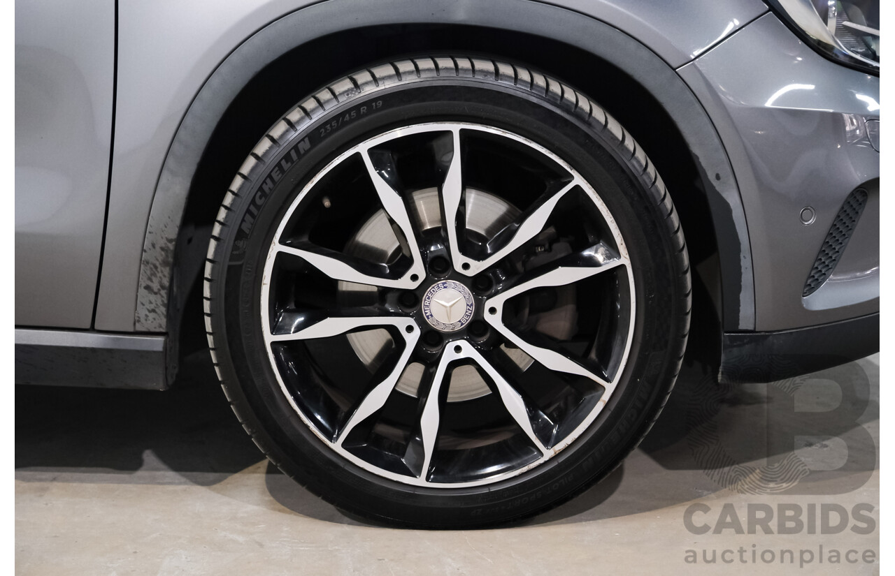 06/2014 Mercedes-Benz Gla 250 4MATIC AWD X156 4D Wagon Mountain Grey Metallic Turbo 2.0L