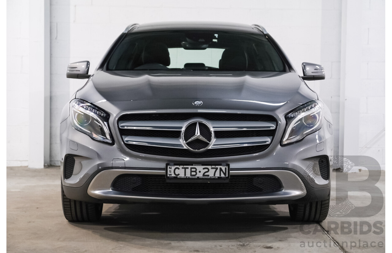 06/2014 Mercedes-Benz Gla 250 4MATIC AWD X156 4D Wagon Mountain Grey Metallic Turbo 2.0L