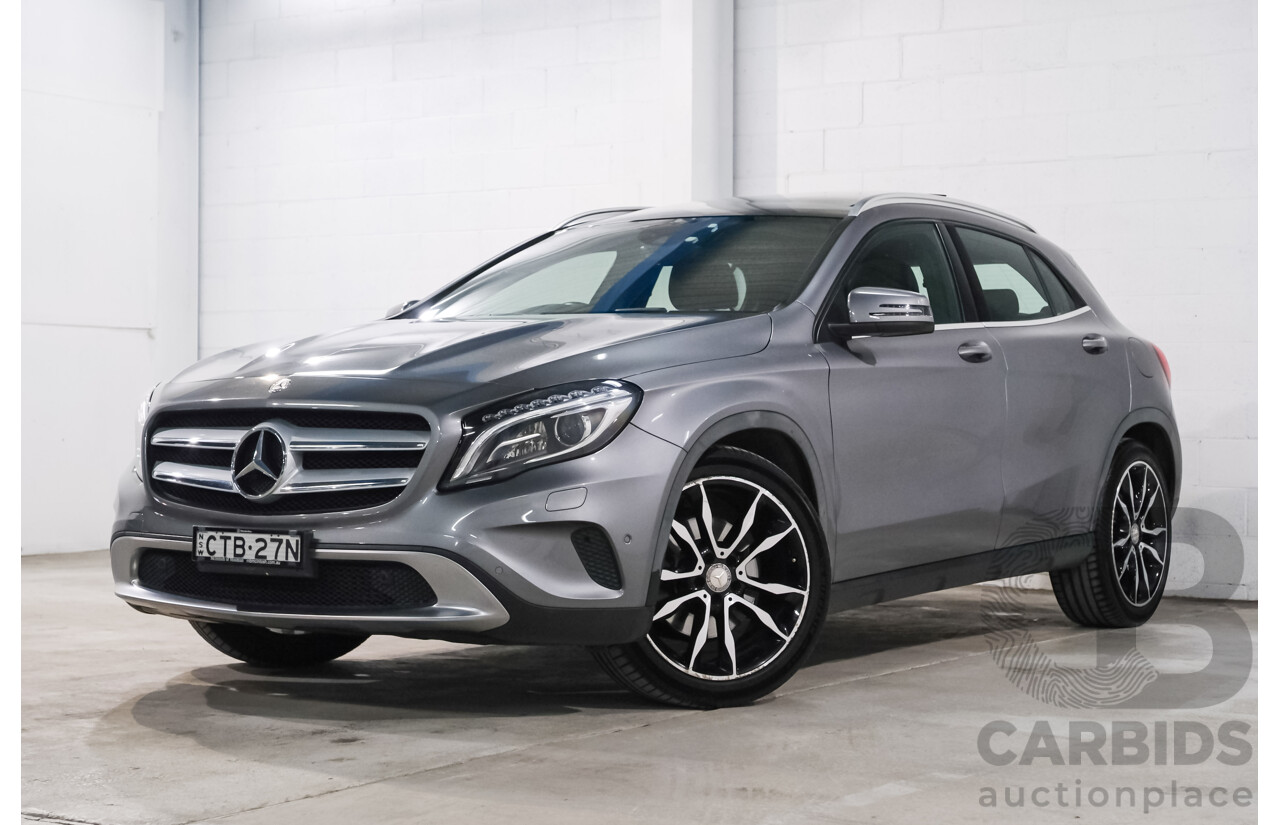 06/2014 Mercedes-Benz Gla 250 4MATIC AWD X156 4D Wagon Mountain Grey Metallic Turbo 2.0L