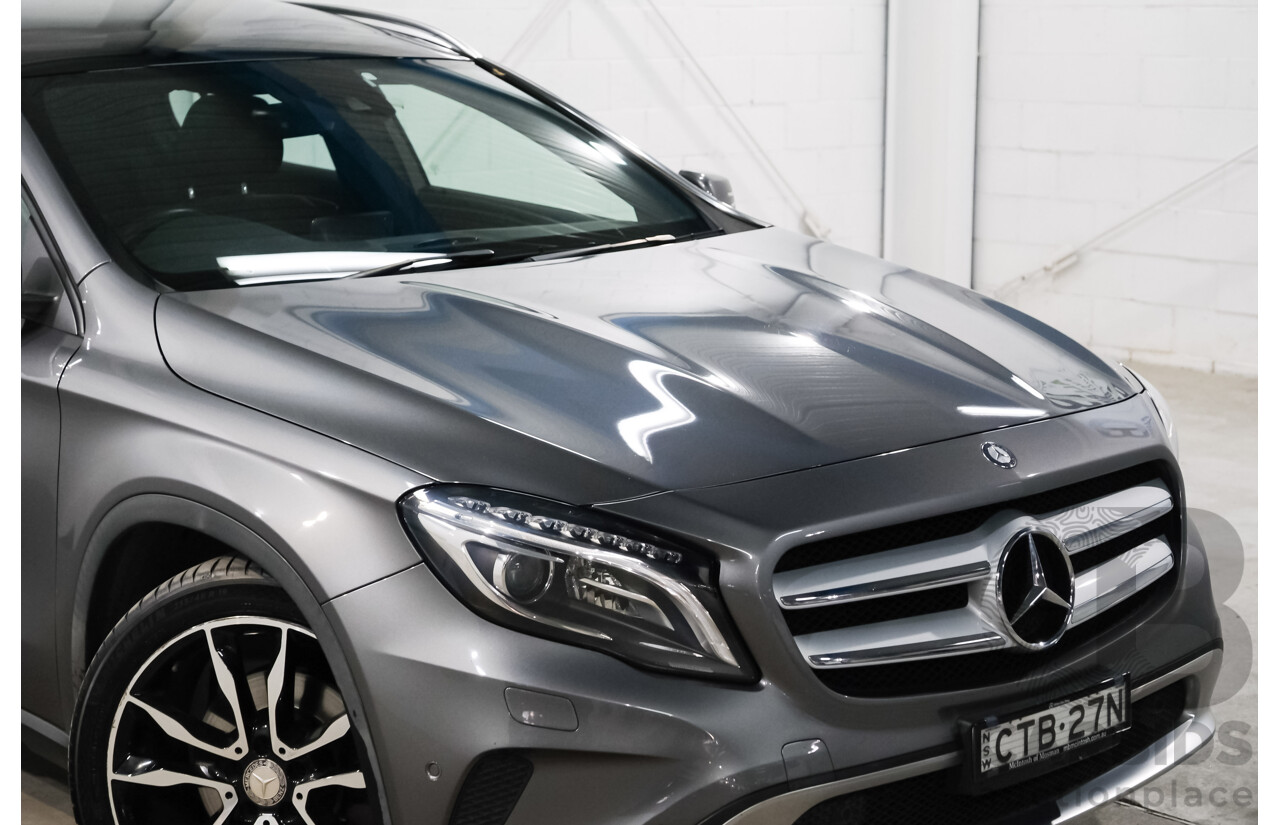 06/2014 Mercedes-Benz Gla 250 4MATIC AWD X156 4D Wagon Mountain Grey Metallic Turbo 2.0L