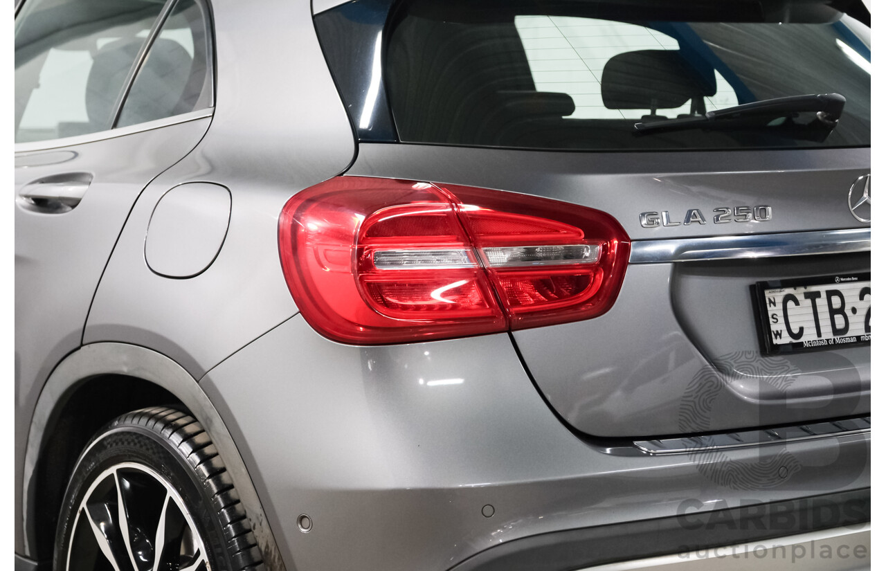 06/2014 Mercedes-Benz Gla 250 4MATIC AWD X156 4D Wagon Mountain Grey Metallic Turbo 2.0L