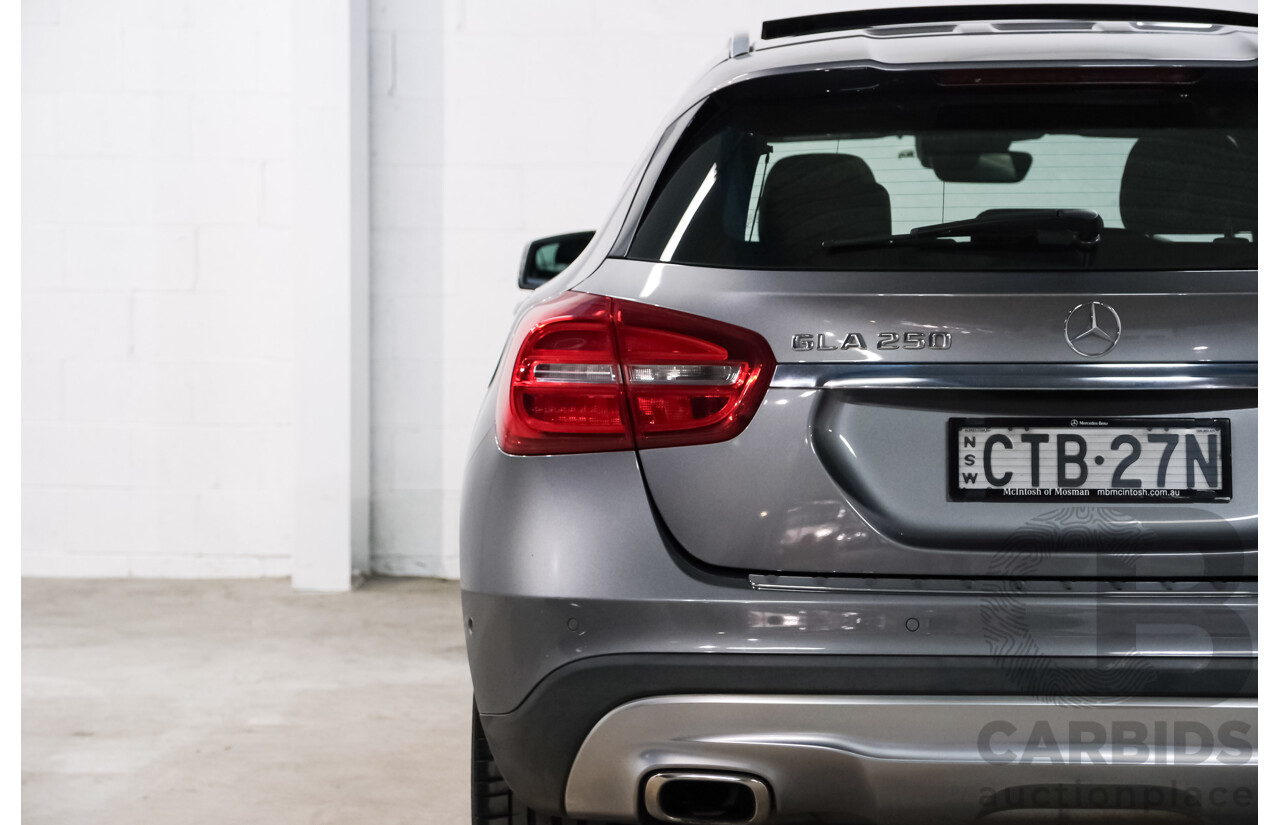 06/2014 Mercedes-Benz Gla 250 4MATIC AWD X156 4D Wagon Mountain Grey Metallic Turbo 2.0L