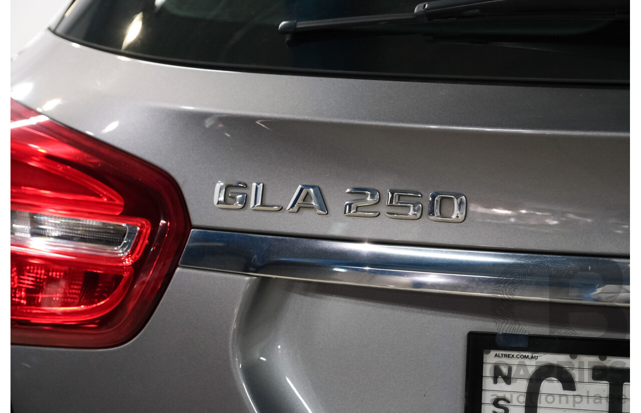 06/2014 Mercedes-Benz Gla 250 4MATIC AWD X156 4D Wagon Mountain Grey Metallic Turbo 2.0L