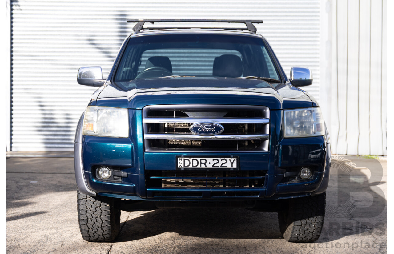 1/2007 Ford Ranger XLT (4x4) PJ Dual Cab P/Up Viridian Green Turbo Diesel 3.0L