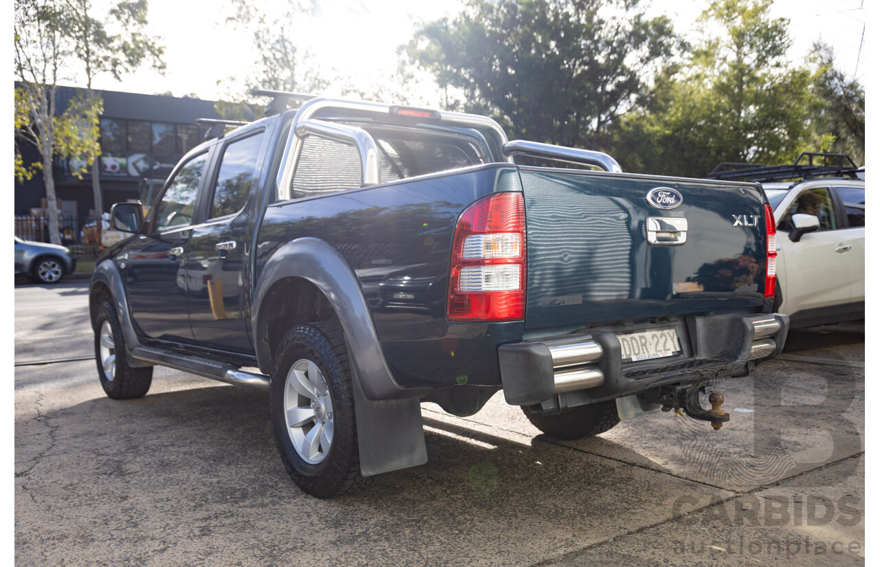 1/2007 Ford Ranger XLT (4x4) PJ Dual Cab P/Up Viridian Green Turbo Diesel 3.0L