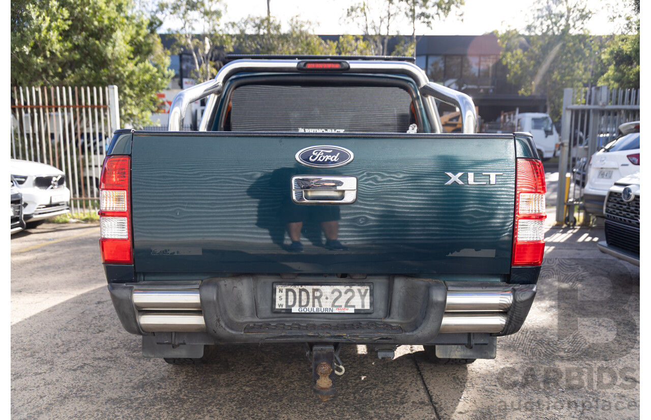 1/2007 Ford Ranger XLT (4x4) PJ Dual Cab P/Up Viridian Green Turbo Diesel 3.0L