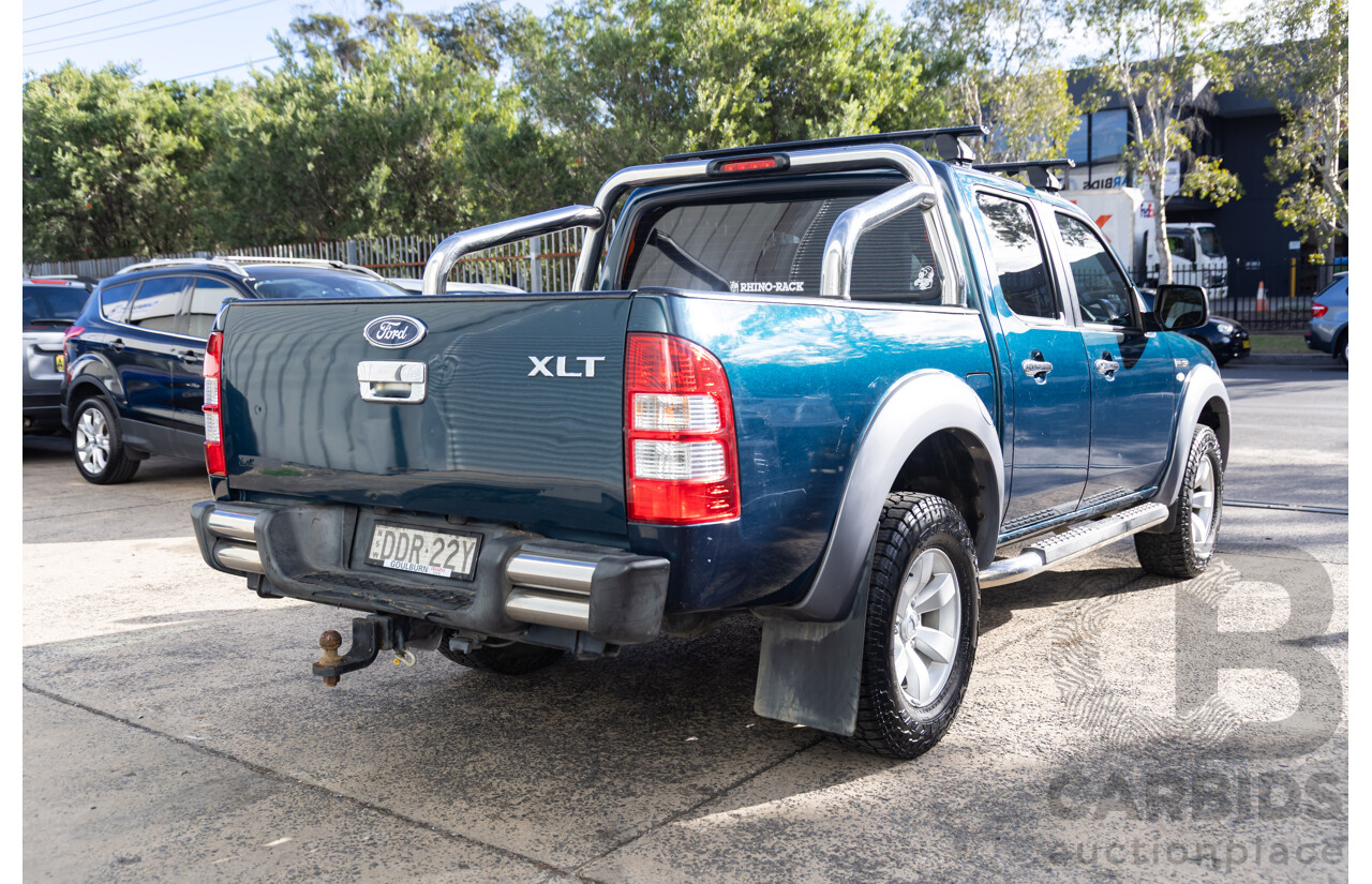 1/2007 Ford Ranger XLT (4x4) PJ Dual Cab P/Up Viridian Green Turbo Diesel 3.0L