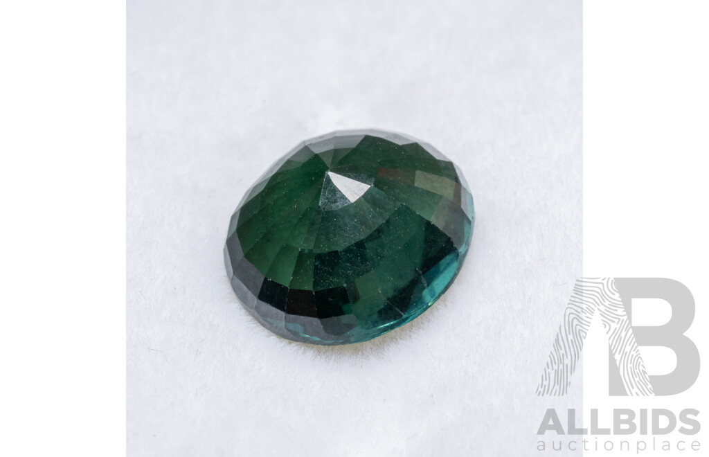 5.05ct Oval Cut Forest Green Tourmaline