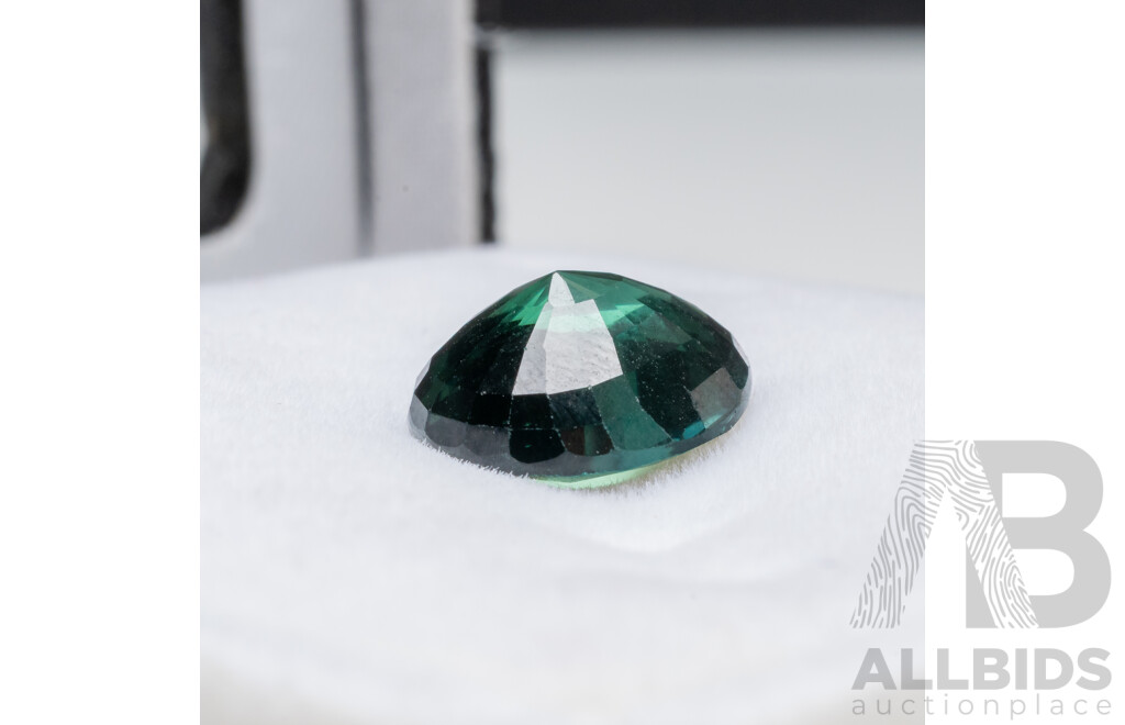 5.05ct Oval Cut Forest Green Tourmaline