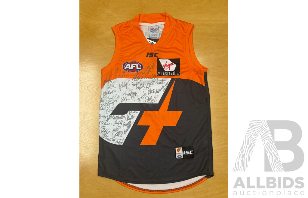 2012 GWS Giants ACT Jersey (Foundation Year) - Signed