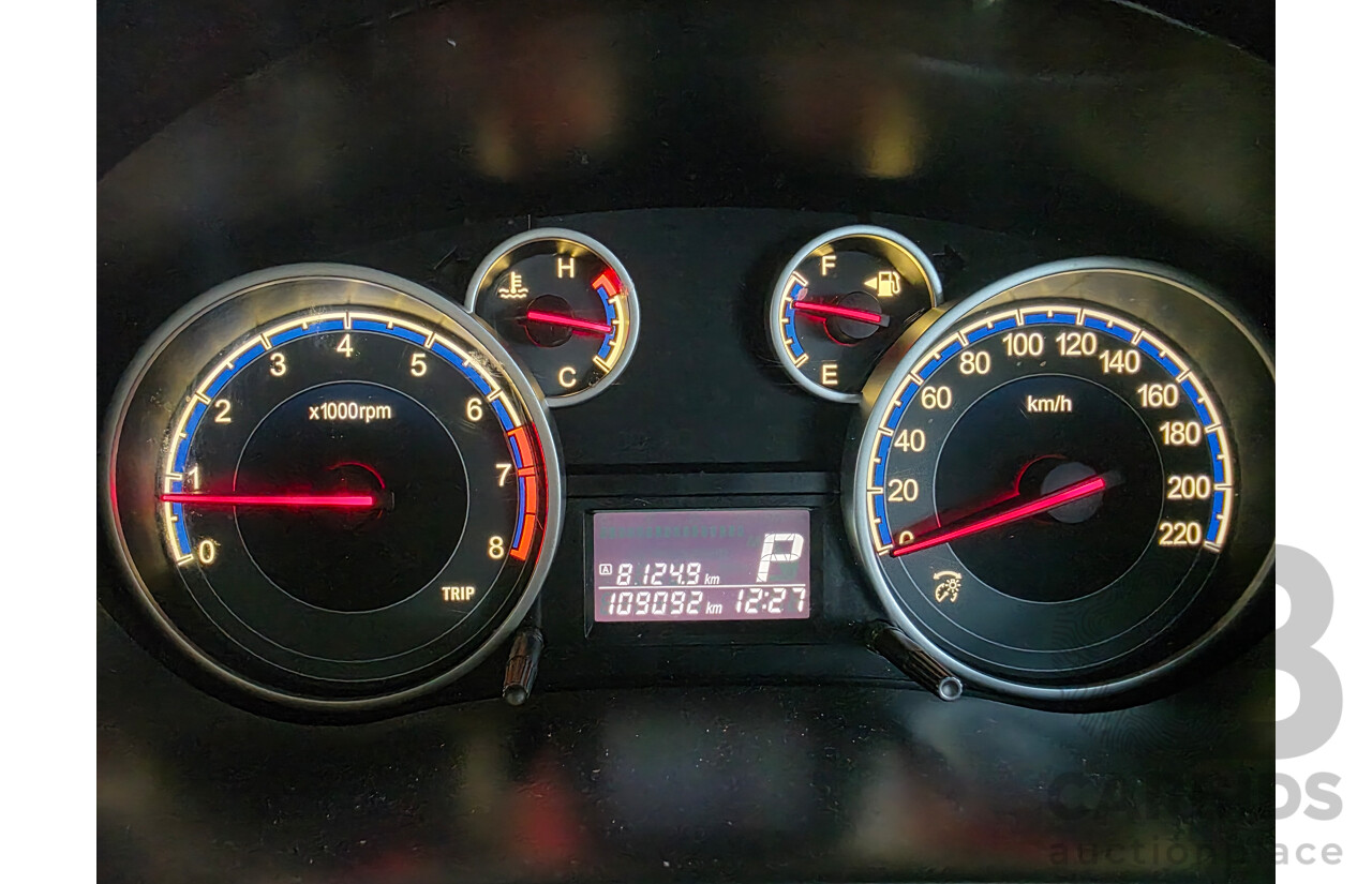 7/2012 Suzuki SX4 (AWD) GY MY11 5d Hatchback Red 2.0L