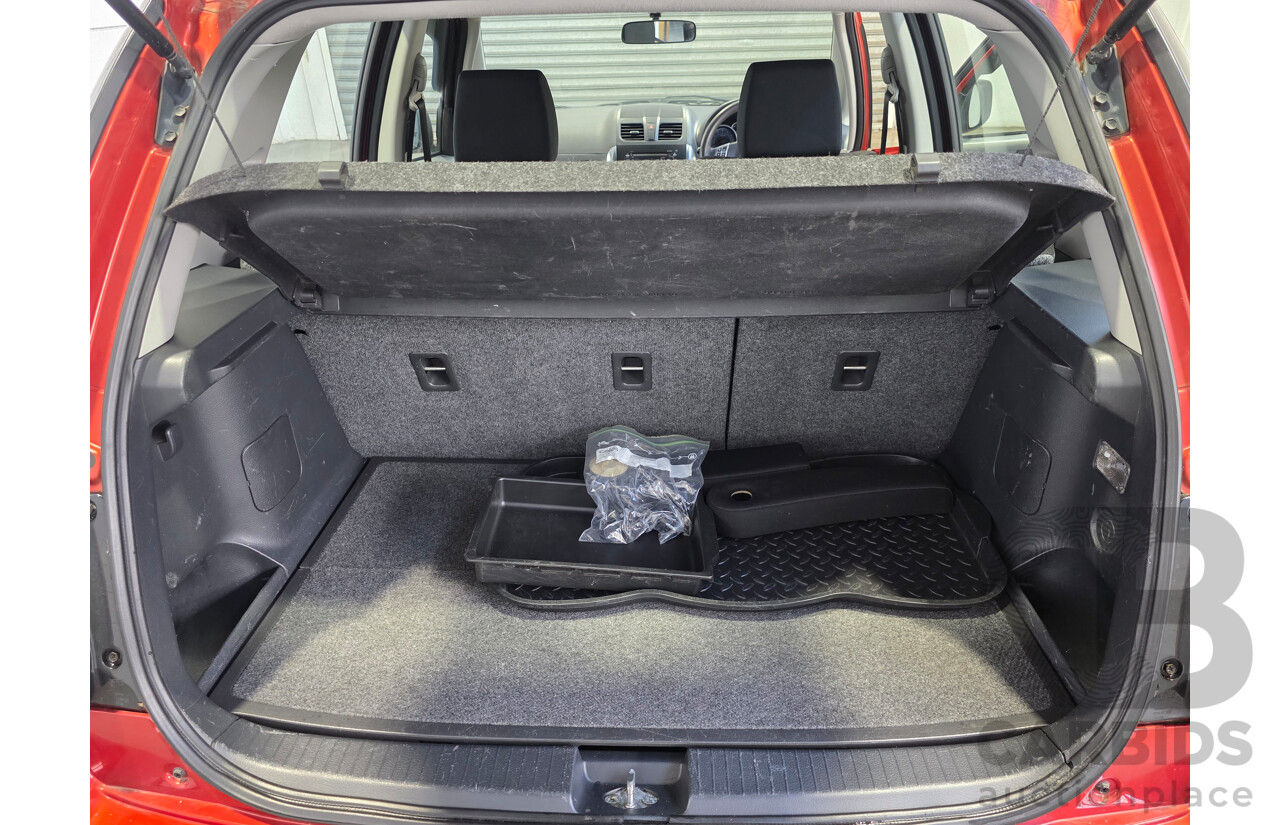 7/2012 Suzuki SX4 (AWD) GY MY11 5d Hatchback Red 2.0L