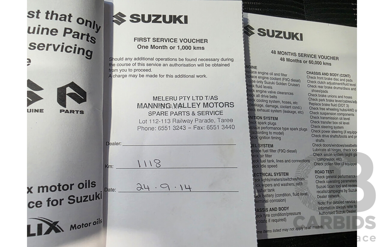 7/2012 Suzuki SX4 (AWD) GY MY11 5d Hatchback Red 2.0L