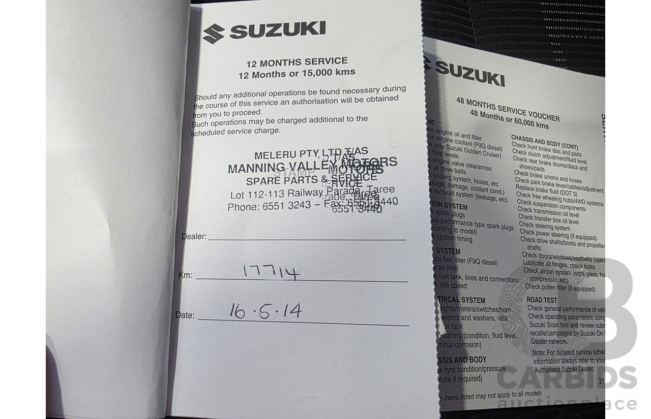 7/2012 Suzuki SX4 (AWD) GY MY11 5d Hatchback Red 2.0L