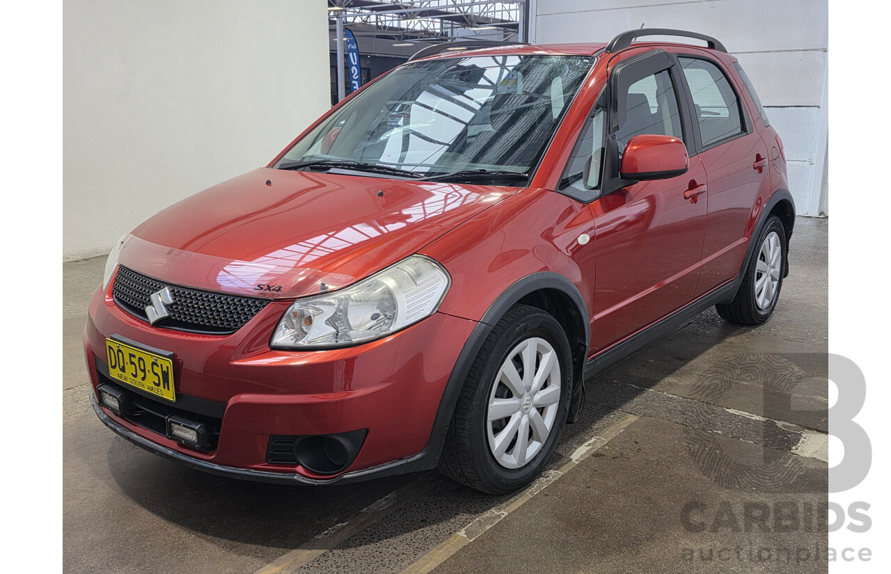 7/2012 Suzuki SX4 (AWD) GY MY11 5d Hatchback Red 2.0L