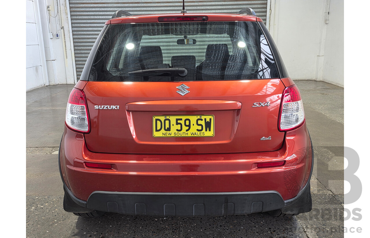 7/2012 Suzuki SX4 (AWD) GY MY11 5d Hatchback Red 2.0L