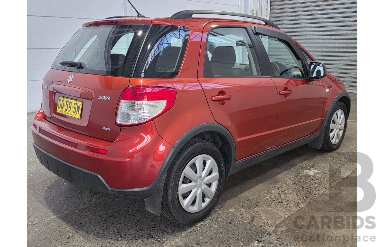 7/2012 Suzuki SX4 (AWD) GY MY11 5d Hatchback Red 2.0L