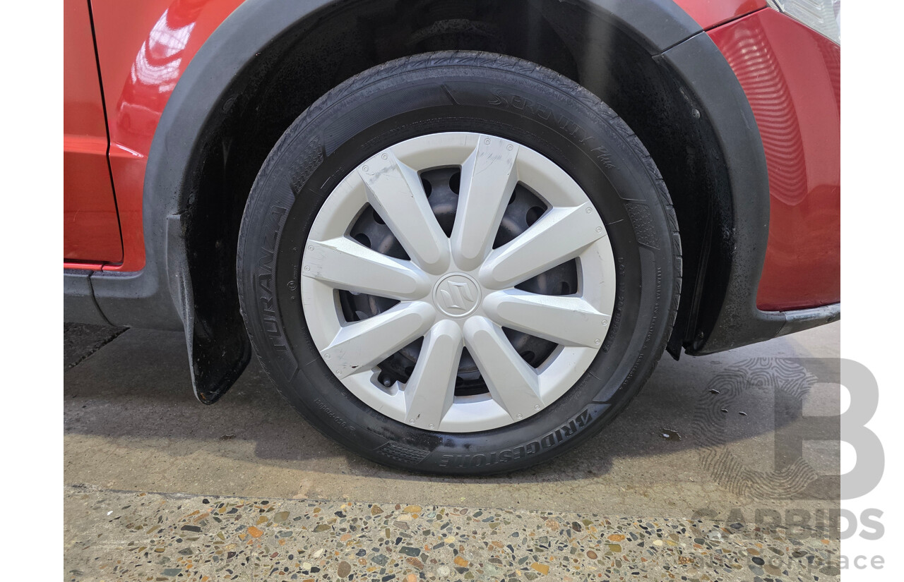 7/2012 Suzuki SX4 (AWD) GY MY11 5d Hatchback Red 2.0L