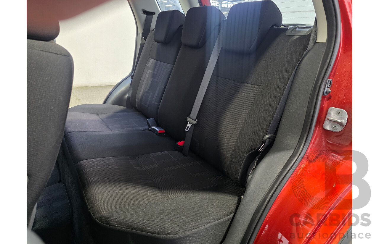 7/2012 Suzuki SX4 (AWD) GY MY11 5d Hatchback Red 2.0L