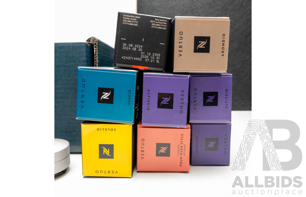 Nespresso Vertuo Next Coffee Machine with Assorted Coffee Capsules