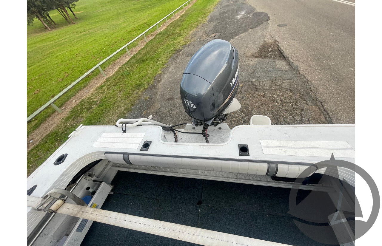 NO RESERVE - 2003 Quintrex 530 Coast Runner, 115HP 4 Stroke Yamaha, 340Hrs