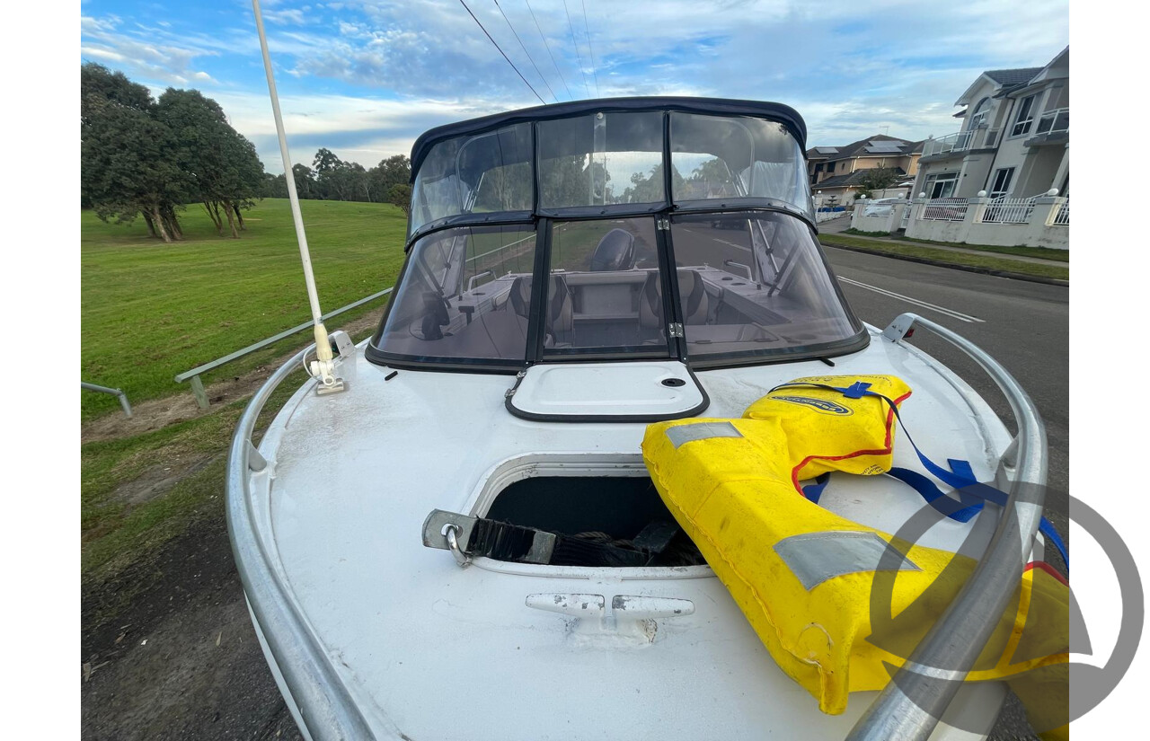 NO RESERVE - 2003 Quintrex 530 Coast Runner, 115HP 4 Stroke Yamaha, 340Hrs