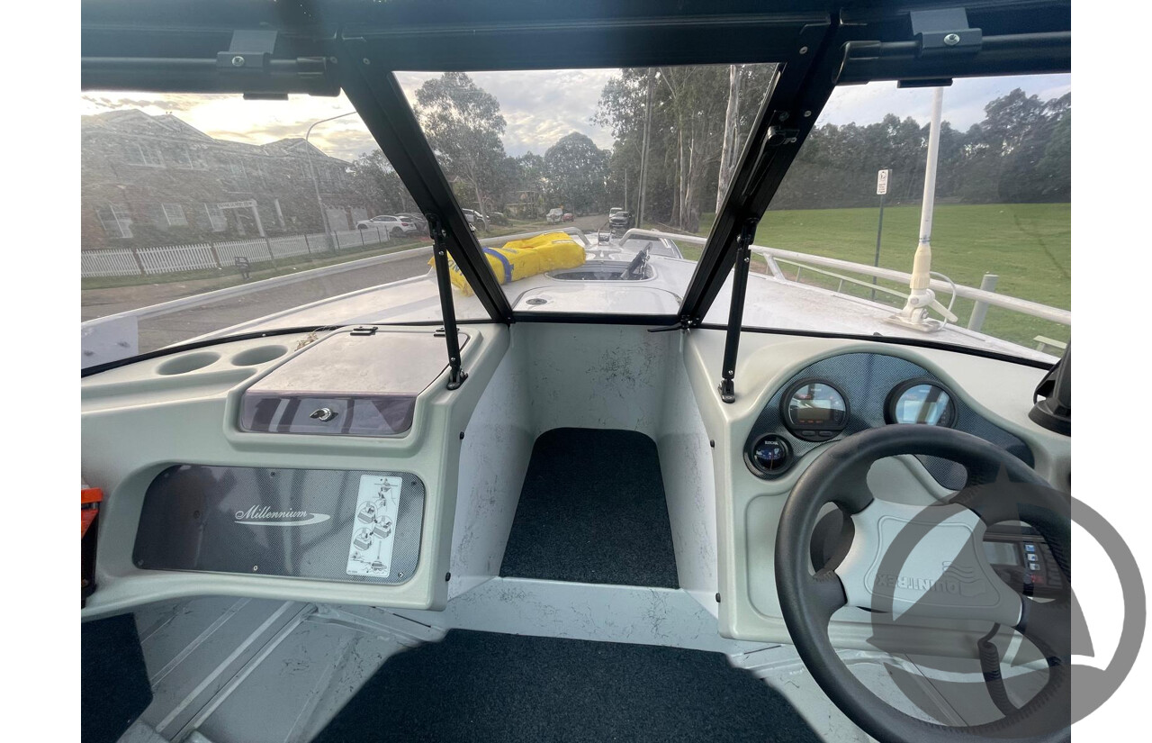 NO RESERVE - 2003 Quintrex 530 Coast Runner, 115HP 4 Stroke Yamaha, 340Hrs