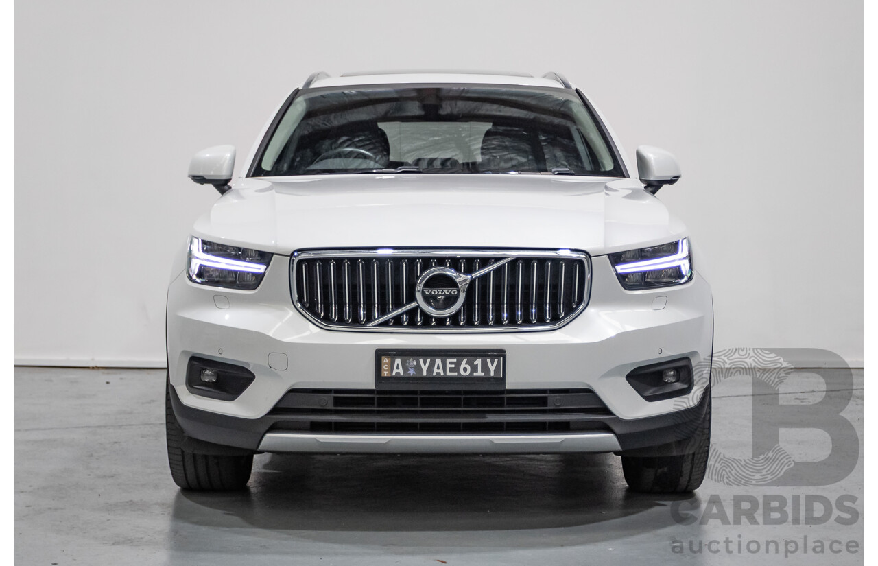 6/2021 Volvo XC40 T4 Inscription (AWD) 536 MY21 4d Wagon White Turbo 2.0L