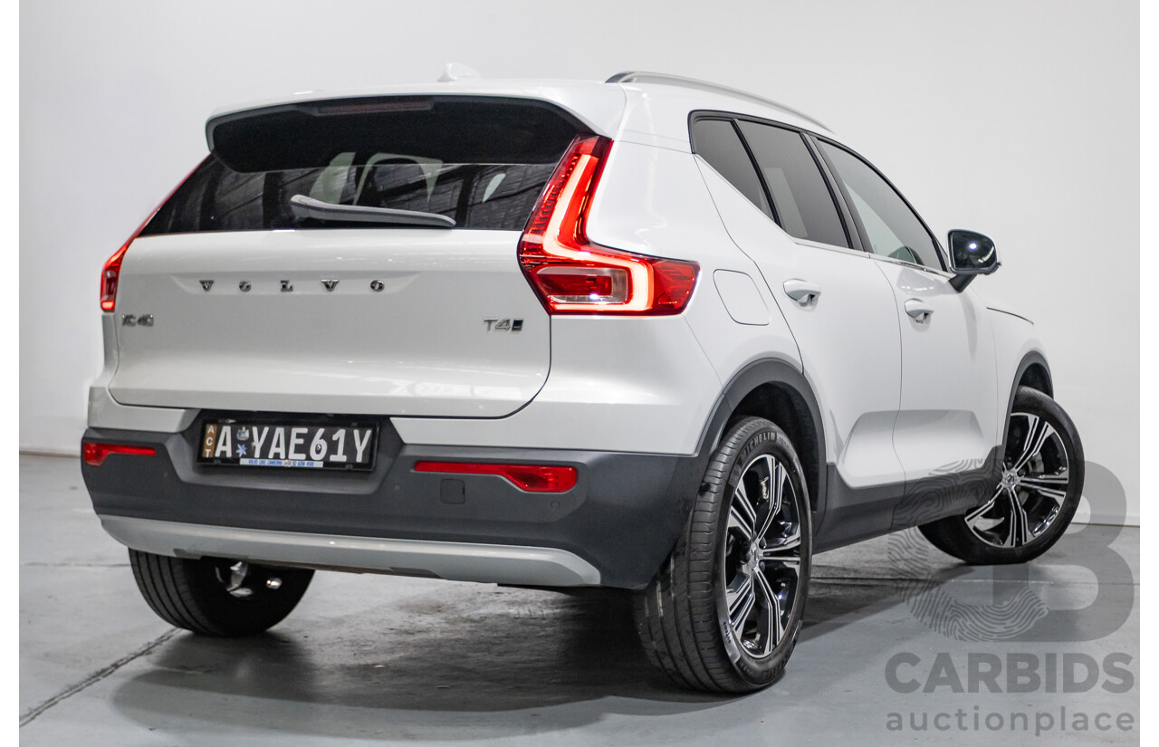 6/2021 Volvo XC40 T4 Inscription (AWD) 536 MY21 4d Wagon White Turbo 2.0L