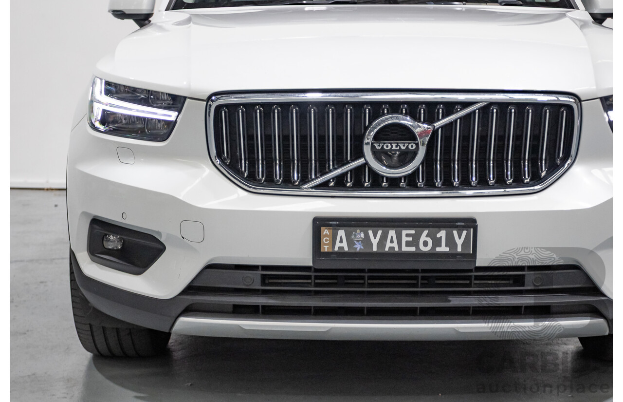 6/2021 Volvo XC40 T4 Inscription (AWD) 536 MY21 4d Wagon White Turbo 2.0L