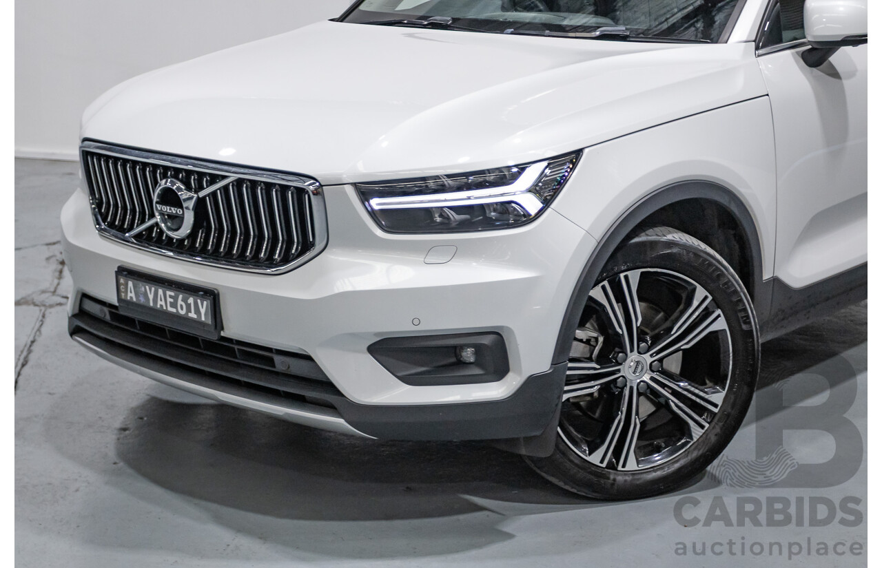6/2021 Volvo XC40 T4 Inscription (AWD) 536 MY21 4d Wagon White Turbo 2.0L
