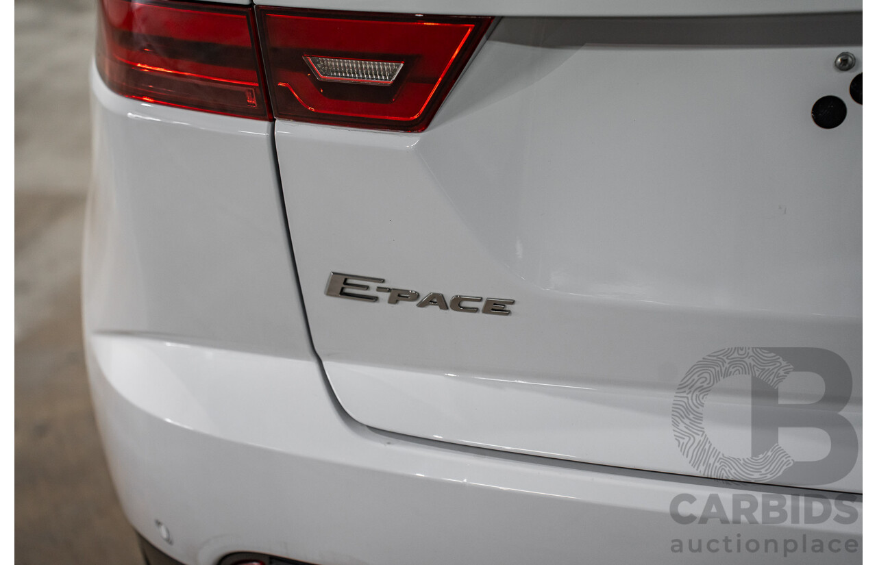 06/2019 Jaguar E-Pace D240 SE (AWD 177kW) X540 MY19 4d Wagon Polaris White Turbo Diesel 2.0L