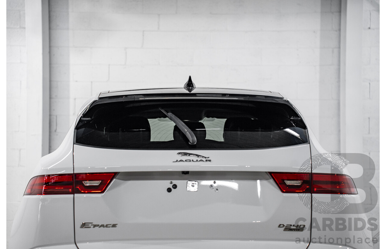 06/2019 Jaguar E-Pace D240 SE (AWD 177kW) X540 MY19 4d Wagon Polaris White Turbo Diesel 2.0L