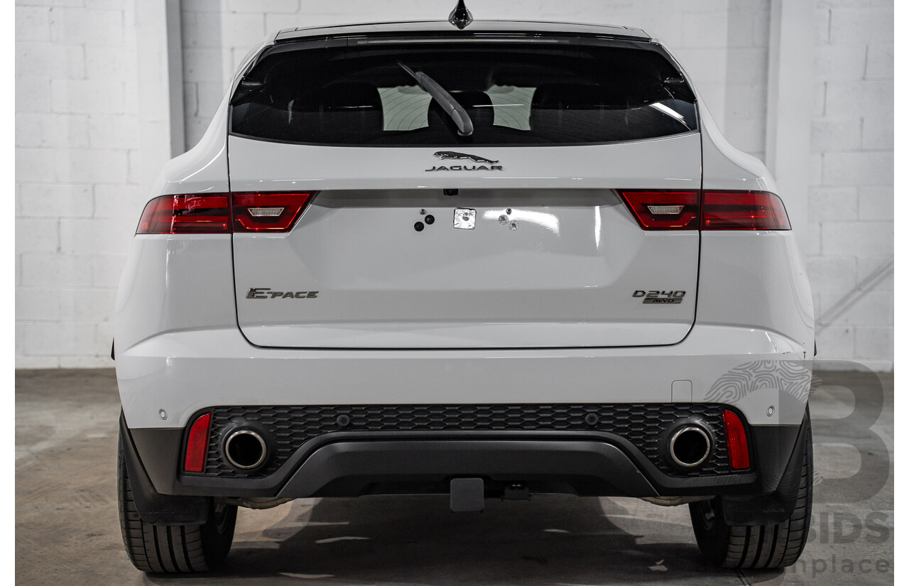 06/2019 Jaguar E-Pace D240 SE (AWD 177kW) X540 MY19 4d Wagon Polaris White Turbo Diesel 2.0L