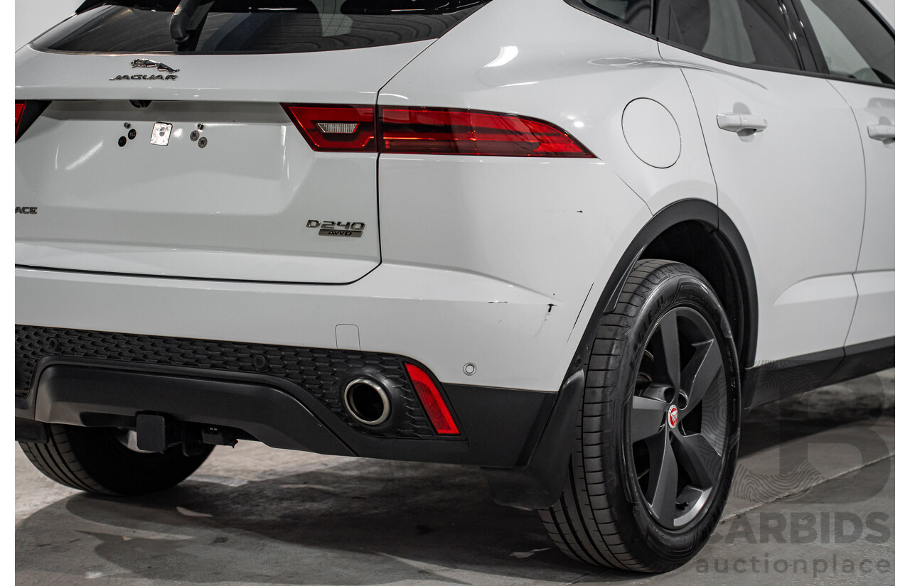 06/2019 Jaguar E-Pace D240 SE (AWD 177kW) X540 MY19 4d Wagon Polaris White Turbo Diesel 2.0L