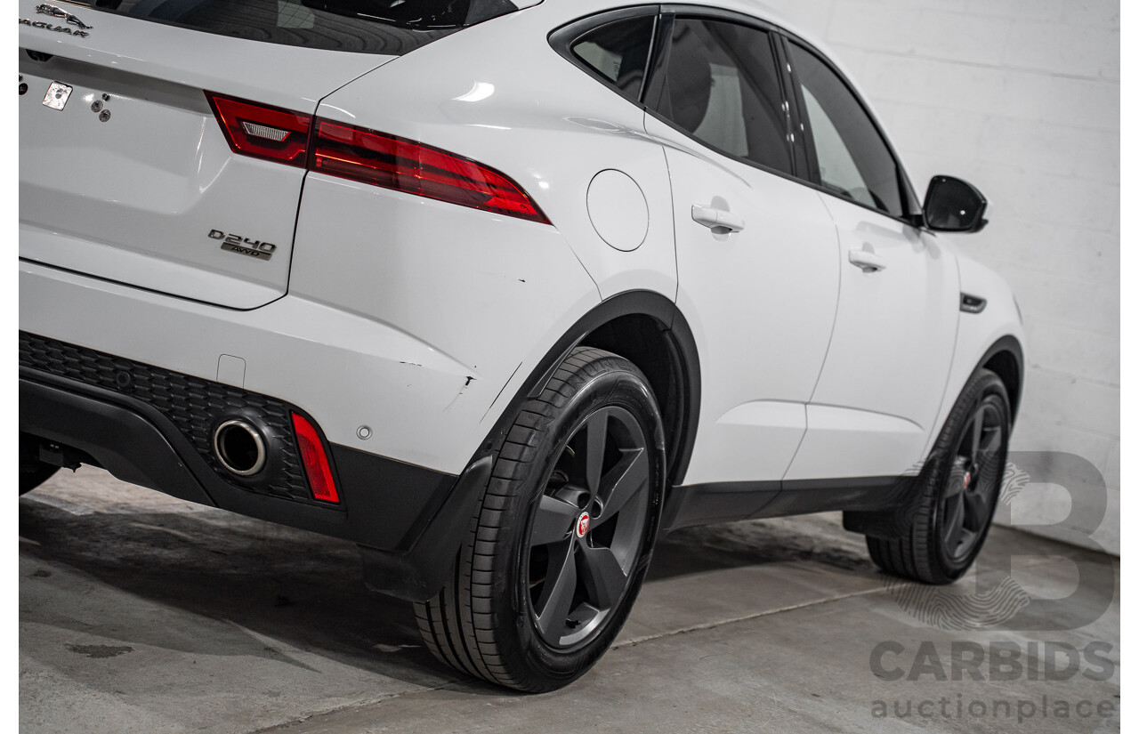 06/2019 Jaguar E-Pace D240 SE (AWD 177kW) X540 MY19 4d Wagon Polaris White Turbo Diesel 2.0L