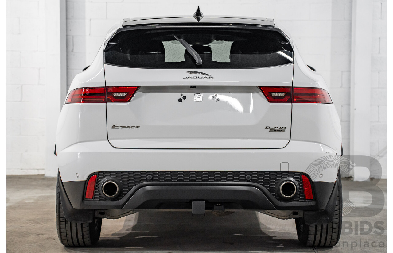 06/2019 Jaguar E-Pace D240 SE (AWD 177kW) X540 MY19 4d Wagon Polaris White Turbo Diesel 2.0L