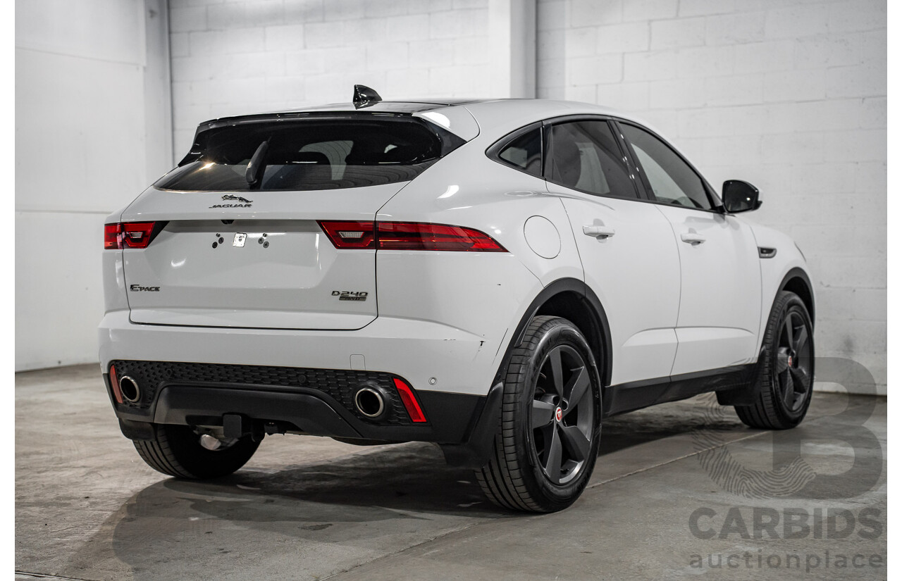 06/2019 Jaguar E-Pace D240 SE (AWD 177kW) X540 MY19 4d Wagon Polaris White Turbo Diesel 2.0L