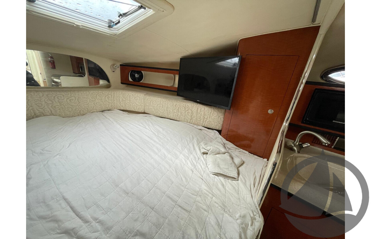 NO RESERVE - 2005 Searay 315 Sundancer, Twin 5.0L V8 MPi Mercruisers, 365hrs