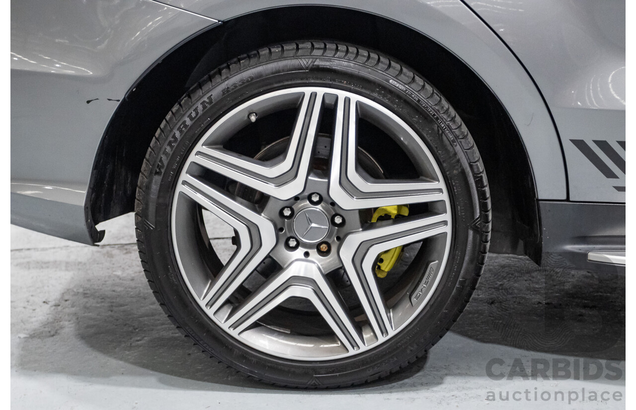 09/2014 Mercedes-Benz ML63 AMG (4x4) 166 MY14 4D Wagon Palladium Silver Twin Turbo 5.5L