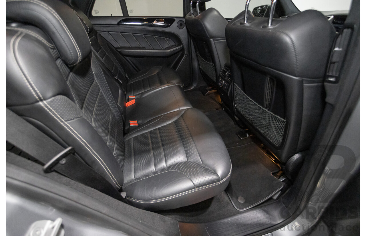 09/2014 Mercedes-Benz ML63 AMG (4x4) 166 MY14 4D Wagon Palladium Silver Twin Turbo 5.5L
