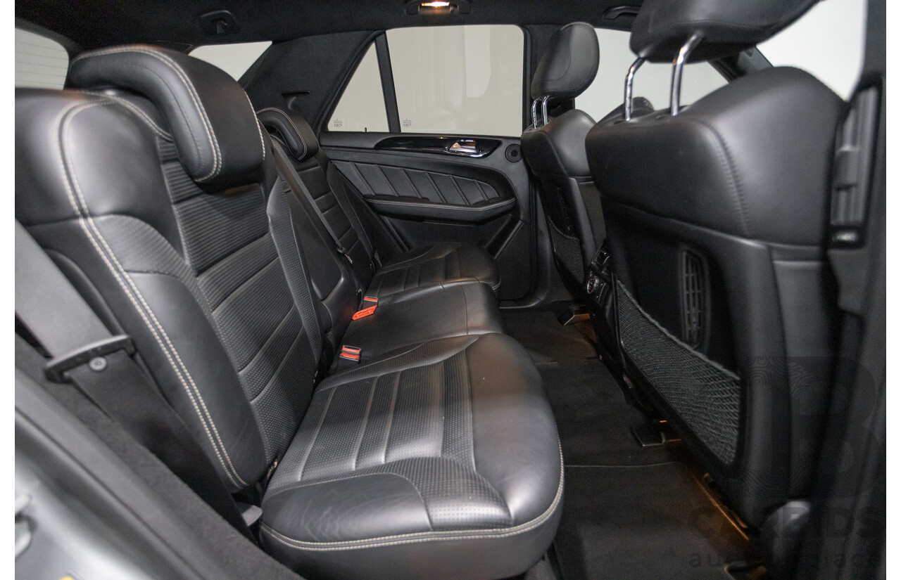 09/2014 Mercedes-Benz ML63 AMG (4x4) 166 MY14 4D Wagon Palladium Silver Twin Turbo 5.5L