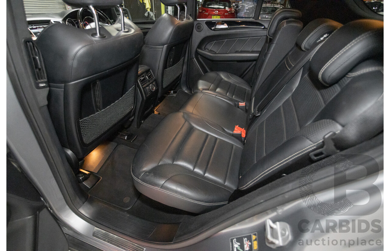 09/2014 Mercedes-Benz ML63 AMG (4x4) 166 MY14 4D Wagon Palladium Silver Twin Turbo 5.5L