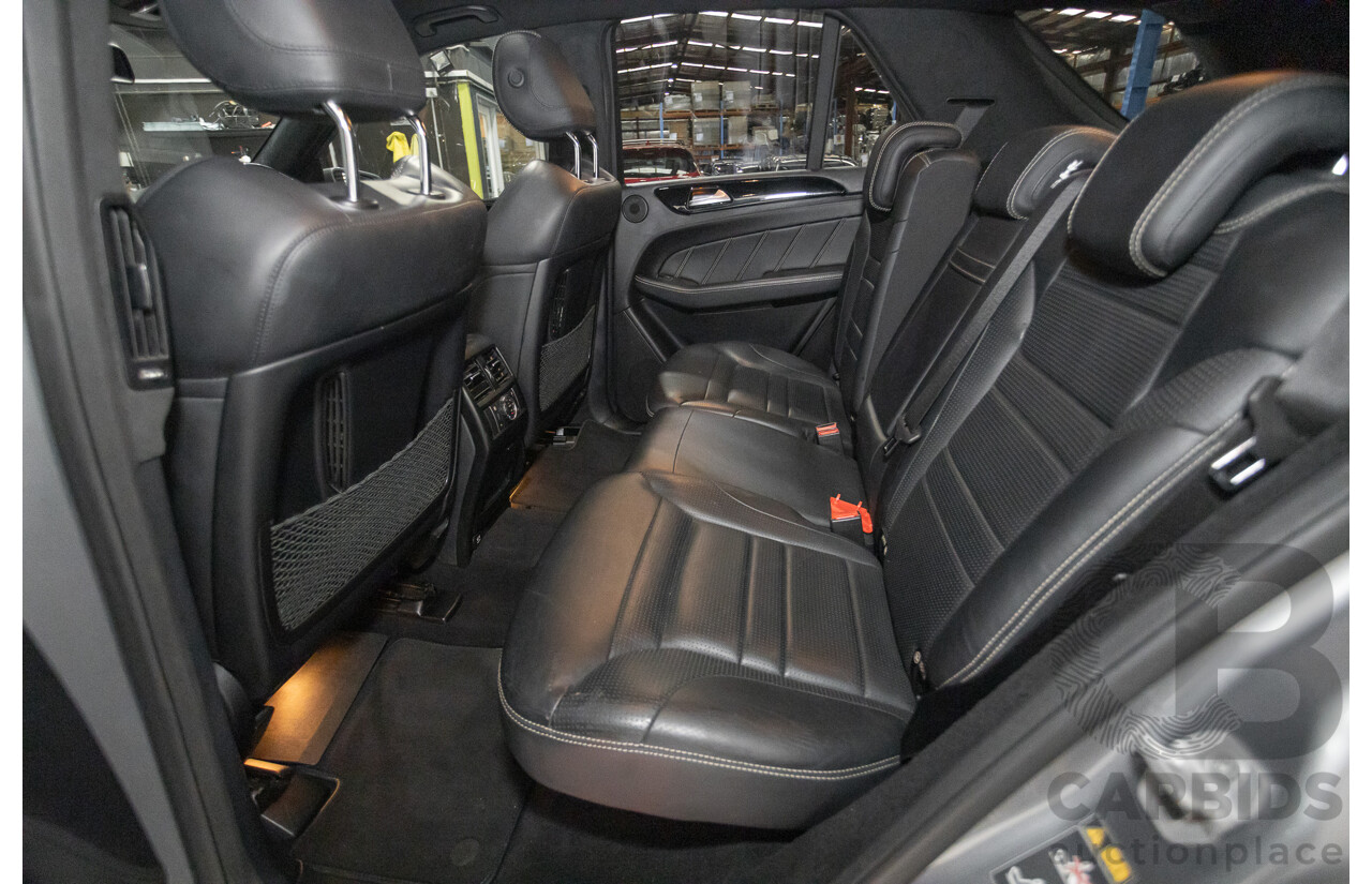 09/2014 Mercedes-Benz ML63 AMG (4x4) 166 MY14 4D Wagon Palladium Silver Twin Turbo 5.5L