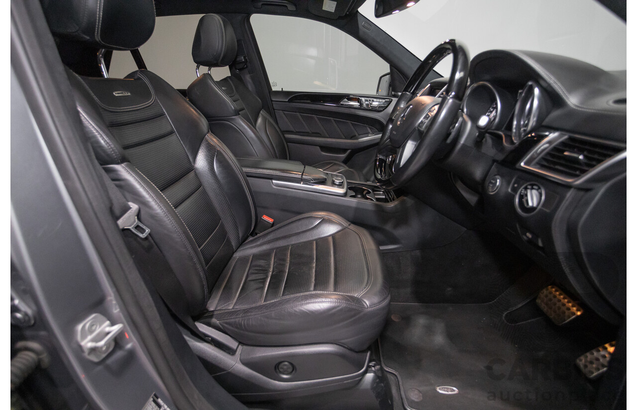 09/2014 Mercedes-Benz ML63 AMG (4x4) 166 MY14 4D Wagon Palladium Silver Twin Turbo 5.5L