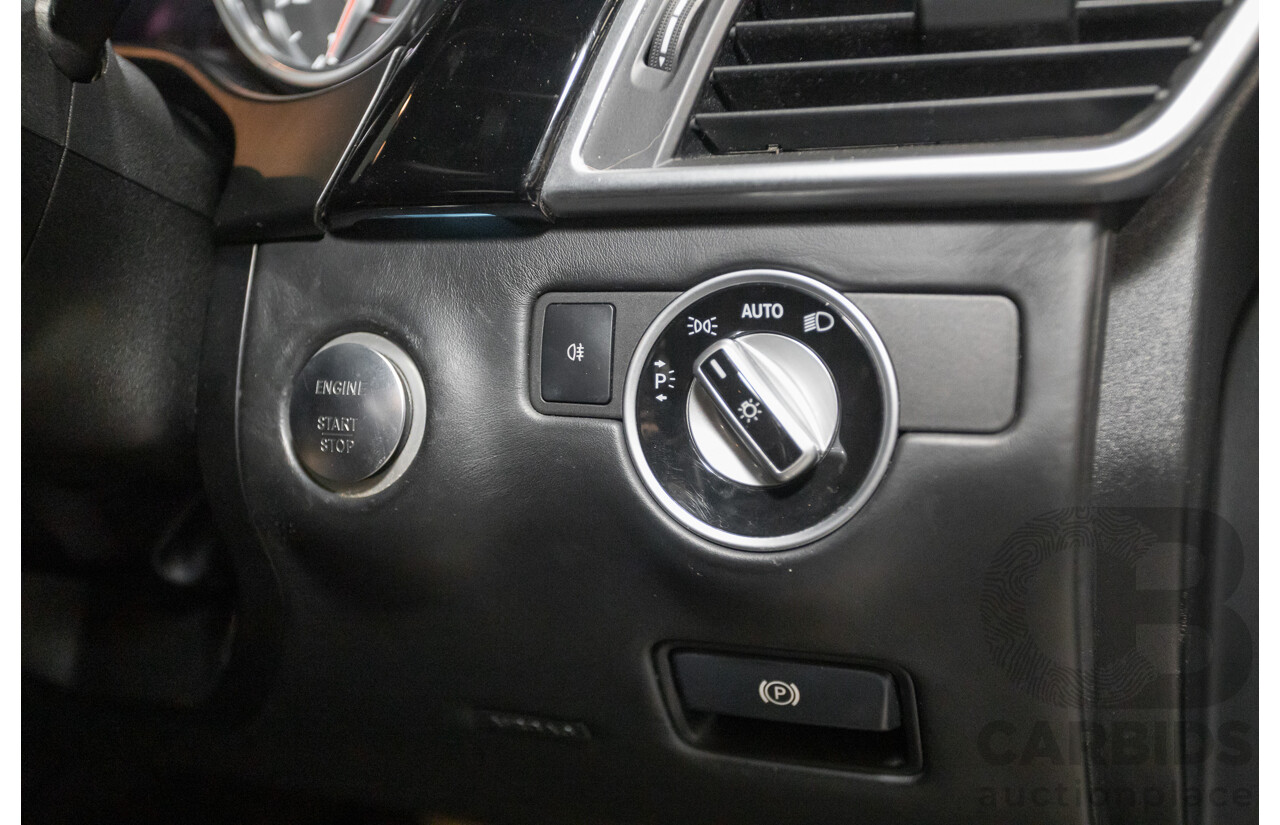 09/2014 Mercedes-Benz ML63 AMG (4x4) 166 MY14 4D Wagon Palladium Silver Twin Turbo 5.5L