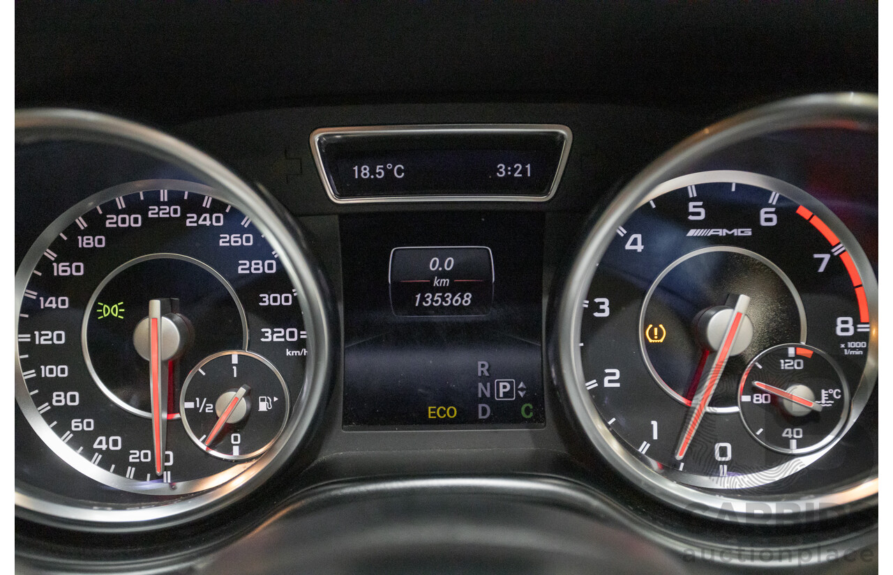 09/2014 Mercedes-Benz ML63 AMG (4x4) 166 MY14 4D Wagon Palladium Silver Twin Turbo 5.5L