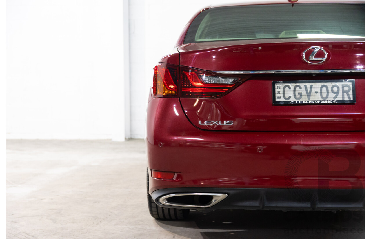 7/2012 Lexus Gs350 Sports Luxury GRL10R 4d Sedan Riviera Red 3.5L